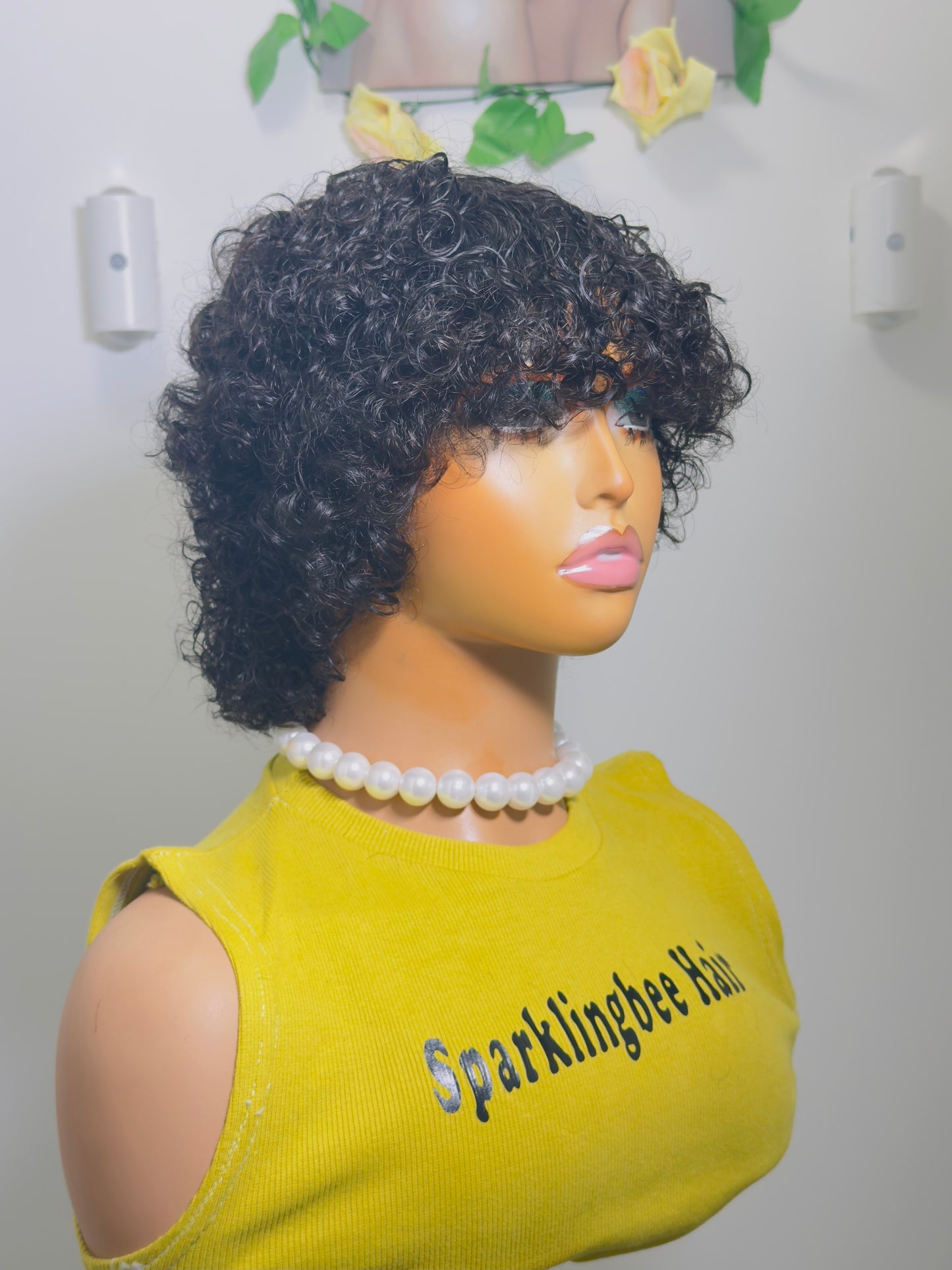 Fringe Jerry Curl Super Double Drawn Natural Colour