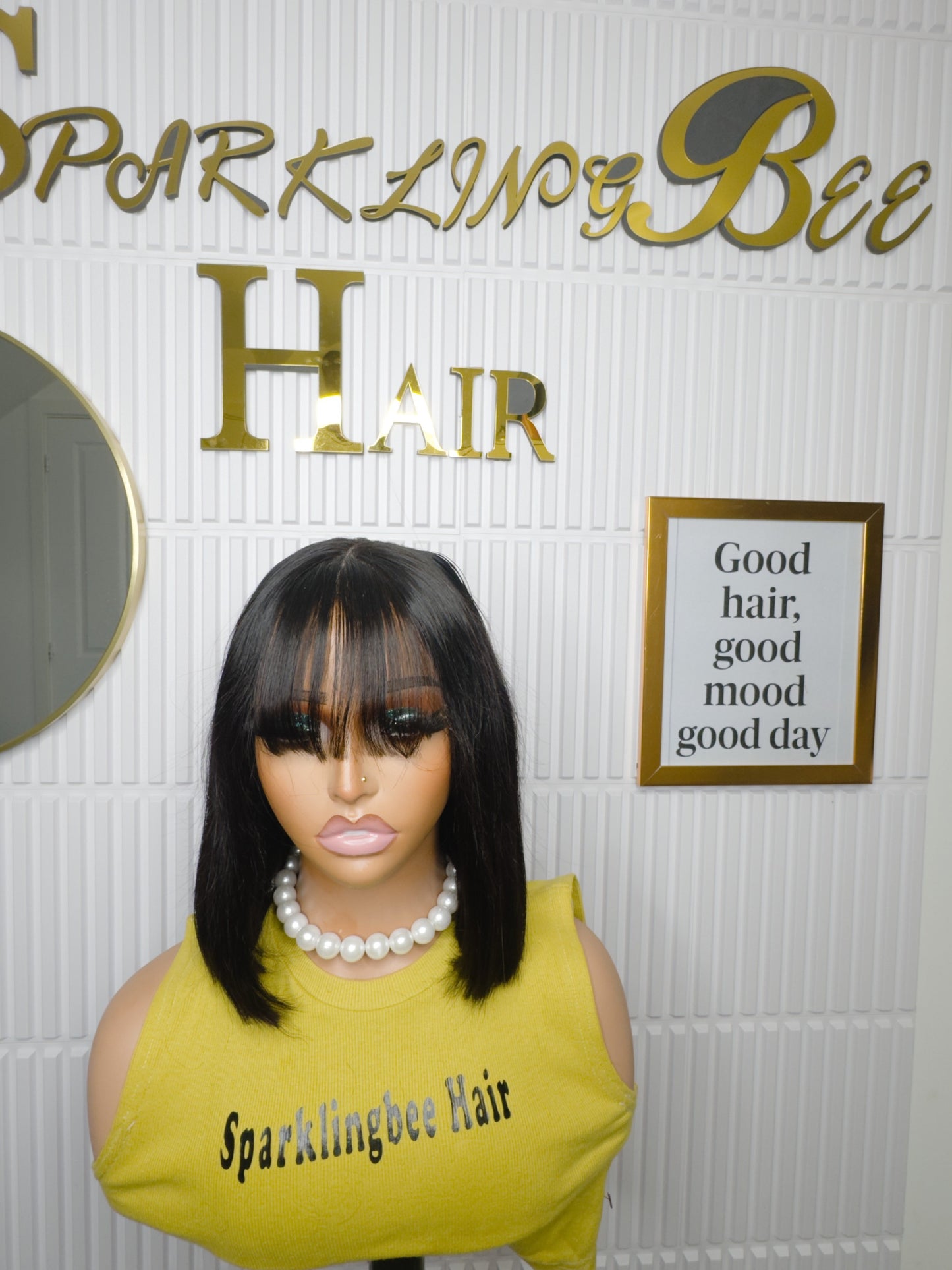 Fringe Straight Human Hair