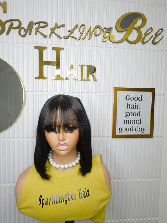 Fringe Straight Human Hair
